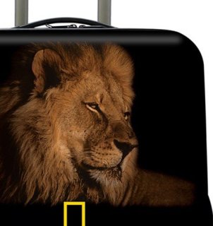 Большой дорожный чемодан 4-х колесный 82 л. NATIONAL GEOGRAPHIC BIG CATS черный