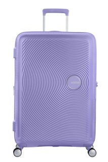 Велика валіза American Tourister Soundbox – 97 / 110 л, 4,2 кг Лавандова