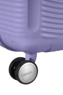 Велика валіза American Tourister Soundbox – 97 / 110 л, 4,2 кг Лавандова