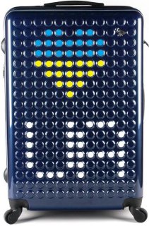 Большой дорожный чемодан на колесах Sumdex DOV DOT II, 92/106 л синий