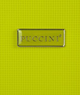 Большой дорожный пластиковый чемодан 4-х колесный PUCCINI, лайм Большой дорожный пластиковый чемодан 4-х колесный PUCCINI, лайм