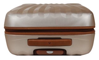 Большой элитный чемодан 113 л Roncato UNO ZIP Deluxe, бежевый