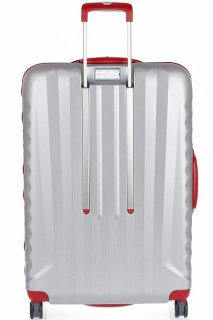 Большой элитный чемодан 80 л Roncato Uno SL Red/Silver