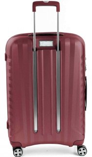 Большой элитный чемодан 98 л Roncato UNO ZSL Premium 2.0, черный/красный