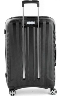 Большой элитный чемодан 98 л Roncato UNO ZSL Premium 2.0, черный/синий