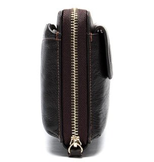 Великий чоловічий клатч Tiding Bag Коричневий