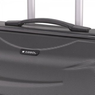 Большой пластиковый чемодан 85 л Gabol Trail (L) Grey