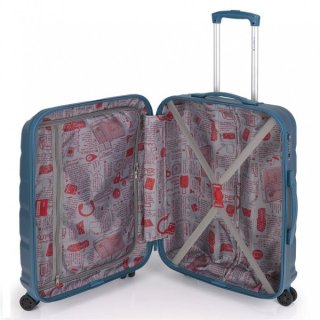 Большой пластиковый чемодан 85 л Gabol Trail (L) Red