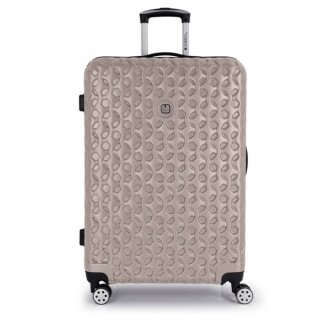 Большой пластиковый чемодан 90 л Gabol Render (L) Champagne
