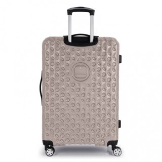 Большой пластиковый чемодан 90 л Gabol Render (L) Champagne