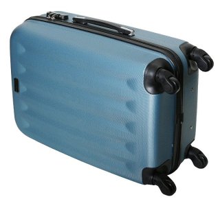 Большой пластиковый чемодан 96 л Vip Collection Benelux 28 Blue