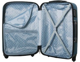 Большой пластиковый чемодан 96 л Vip Collection Benelux 28 Blue