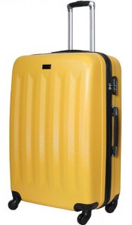 Большой пластиковый чемодан 96 л Vip Collection Benelux 28 Yellow