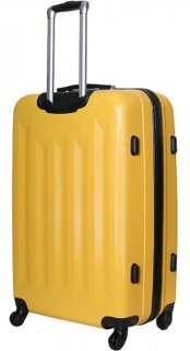 Большой пластиковый чемодан 96 л Vip Collection Benelux 28 Yellow