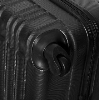 Большой пластиковый чемодан 96 л Vip Collection Nevada 28 Black