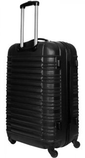 Большой пластиковый чемодан 96 л Vip Collection Nevada 28 Black