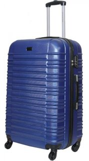 Большой пластиковый чемодан 96 л Vip Collection Nevada 28 Blue