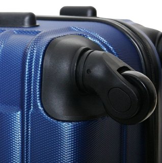 Большой пластиковый чемодан 96 л Vip Collection Nevada 28 Blue