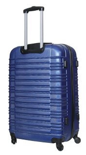 Большой пластиковый чемодан 96 л Vip Collection Nevada 28 Blue