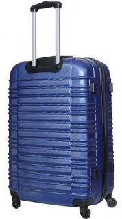 Большой пластиковый чемодан 96 л Vip Collection Nevada 28 Blue