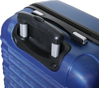 Большой пластиковый чемодан 96 л Vip Collection Nevada 28 Blue