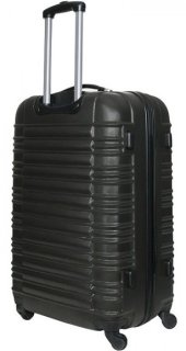 Большой пластиковый чемодан 96 л Vip Collection Nevada 28 Grey