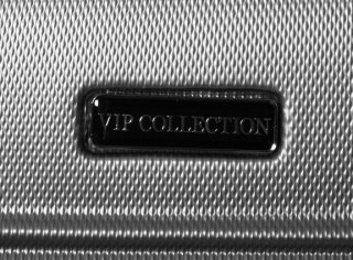 Большой пластиковый чемодан 96 л Vip Collection Nevada 28 Silver
