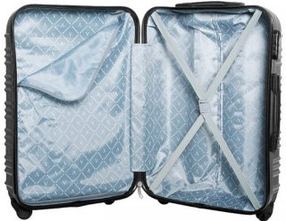 Большой пластиковый чемодан 96 л Vip Collection Nevada 28 Silver