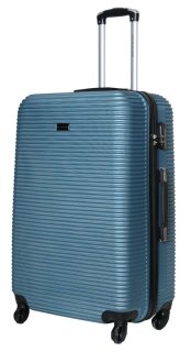 Большой пластиковый чемодан 96 л Vip Collection Sierra Madre 28 Blue