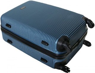 Большой пластиковый чемодан 96 л Vip Collection Sierra Madre 28 Blue