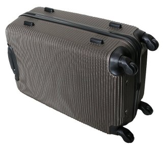 Большой пластиковый чемодан 96 л Vip Collection Sierra Madre 28 Brown