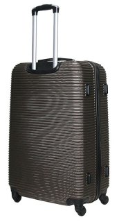 Большой пластиковый чемодан 96 л Vip Collection Sierra Madre 28 Brown