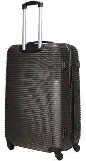 Большой пластиковый чемодан 96 л Vip Collection Sierra Madre 28 Brown