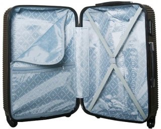 Большой пластиковый чемодан 96 л Vip Collection Sierra Madre 28 Brown