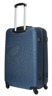Большой пластиковый чемодан 96 л Vip Collection Sierra Madre 28 Navy