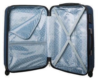 Большой пластиковый чемодан 96 л Vip Collection Sierra Madre 28 Navy