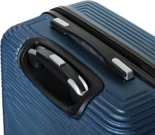 Большой пластиковый чемодан 96 л Vip Collection Sierra Madre 28 Navy