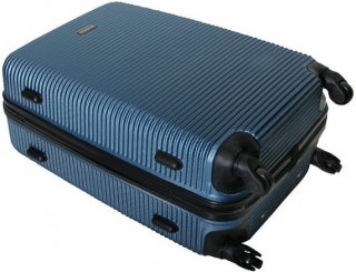Большой пластиковый чемодан 96 л Vip Collection Sierra Madre 28 Navy