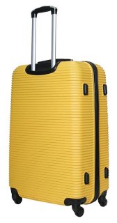 Большой пластиковый чемодан 96 л Vip Collection Sierra Madre 28 Yellow