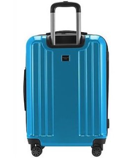 Большой пластиковый чемодан на 4-х колесах 80/90 л HAUPTSTADTKOFFER Xberg, голубой