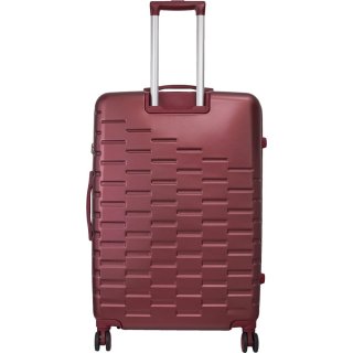 Большой пластиковый чемодан VIP XION на 115/129 л весом 5 кг Красный