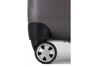 Большой поликарбонатный чемодан на 4-х колесах 100 л Roncato Kinetic, антрацит
