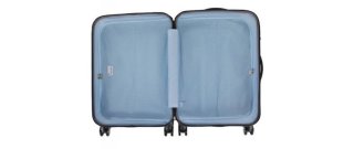 Большой поликарбонатный чемодан на 4-х колесах 100 л Roncato Kinetic, антрацит