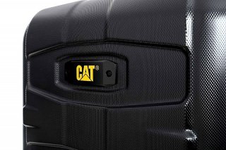 Велика ударостійка валіза 93.1 л CAT TANK чорна