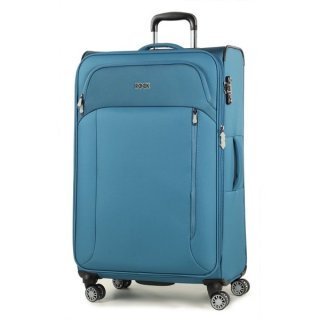 Велика текстильна валіза на 4-х колесах 87/101 л Rock Aura II (L) Teal