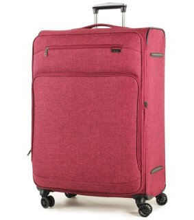 Большой текстильный чемодан 4-х колесный 97/107 л Rock Madison (L) Burgundy