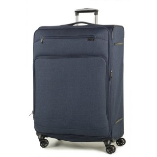 Большой текстильный чемодан 4-х колесный 97/107 л Rock Madison (L) Navy