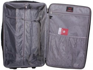 Большой тканевый чемодан 85 л Ciak Roncato QUEEN 01 Black