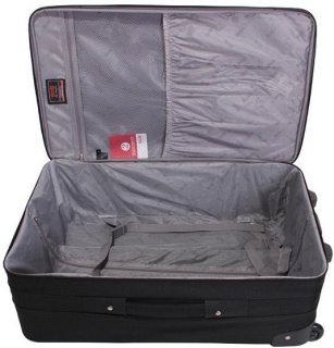 Большой тканевый чемодан 85 л Ciak Roncato QUEEN 01 Black