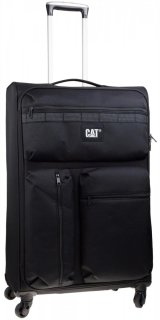 Большой тканевый чемодан 95 л CAT Cube Combat Visiflash, черный